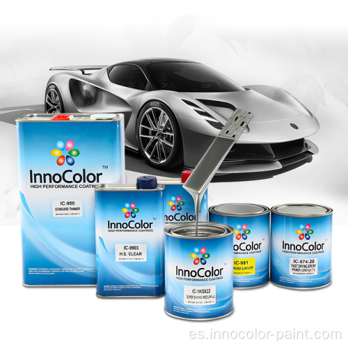 Pintura de automóvil 1K Colores sólidos BaseCoat Auto Paint